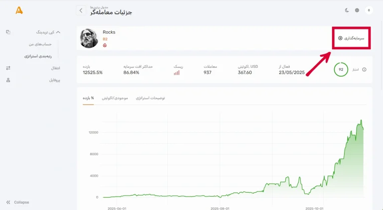 آموزش کپی ترید آمارکتس
