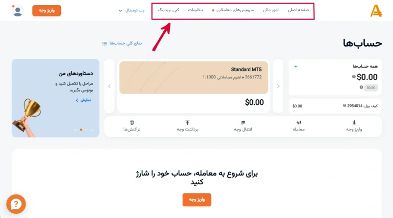 کابین شخصی آمارکتس