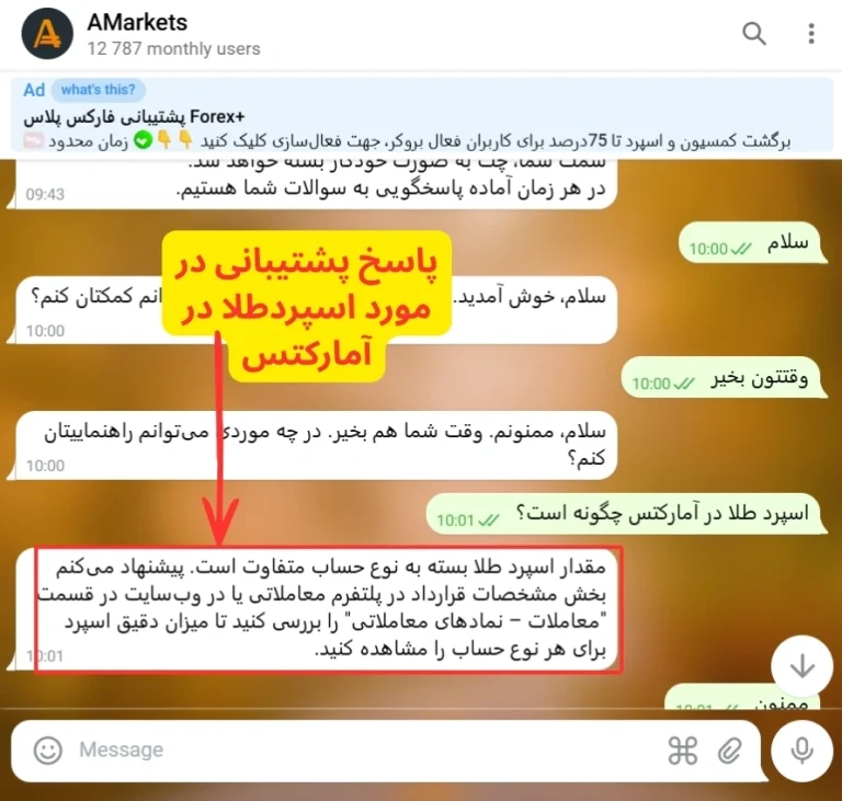 اسپرد بروکر آمارکتس
